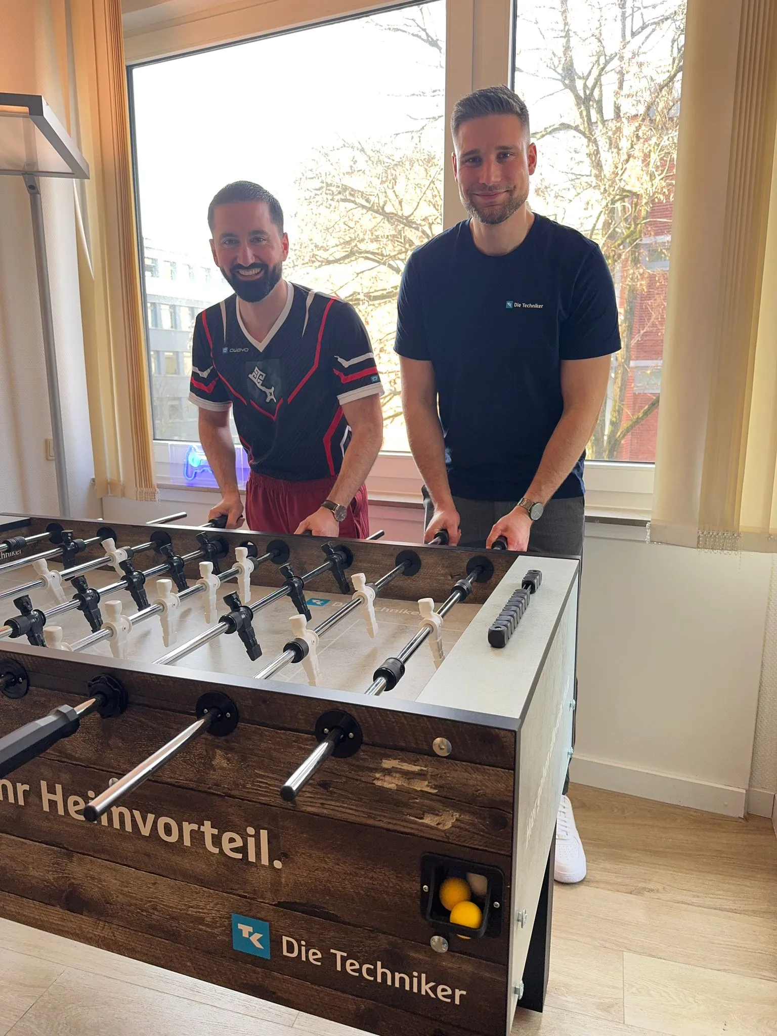 UNSER NEUER KICKER! Danke an Die Techniker