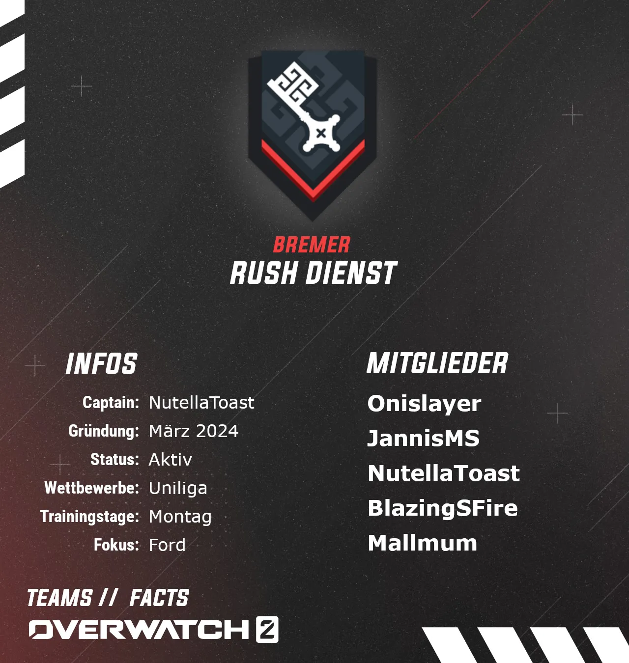 Overwatch 2 Team Rush Dienst
