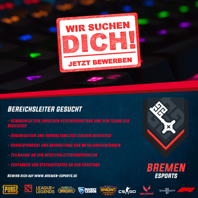 Bereichs- und Teamleiter gesucht