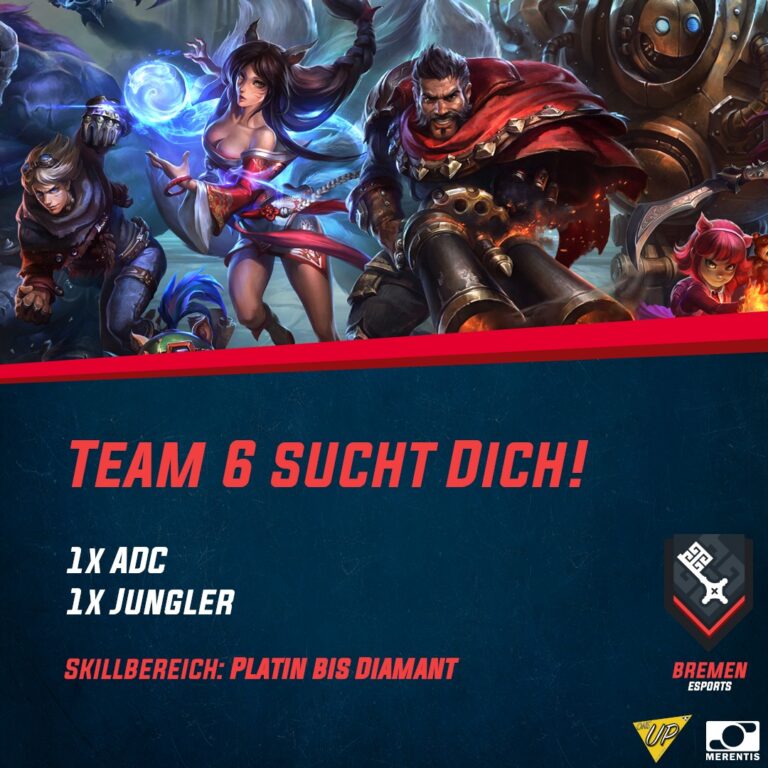 League of Legends Bereich sucht dich