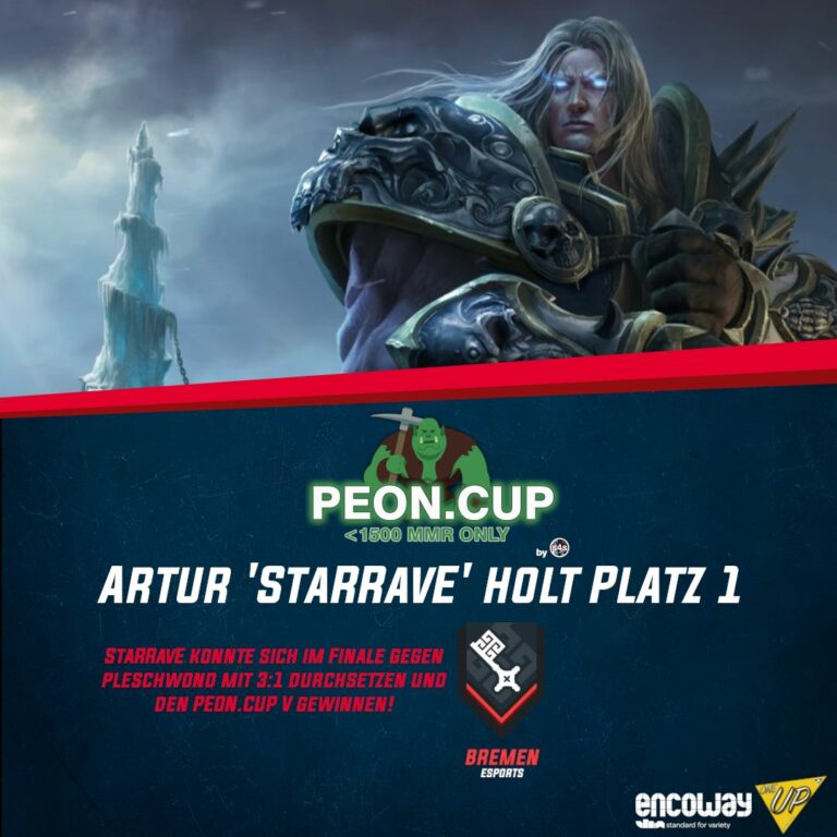 StaRRavE gewinnt Peon-Cup